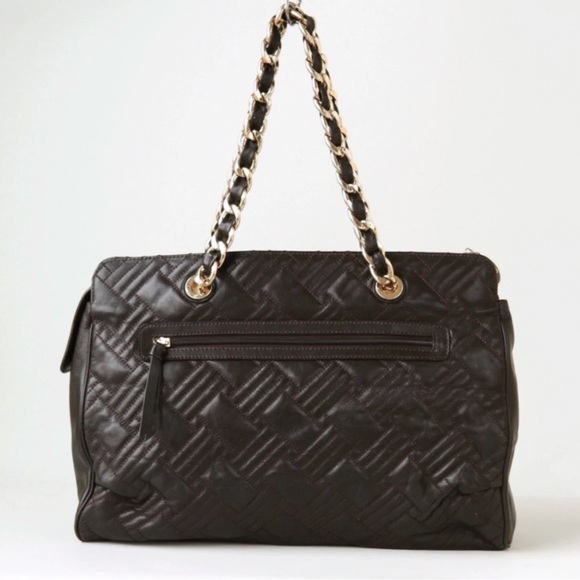 Beautiful!! Balenciaga Dark Brown Quilted Shoulder Bag - Picture 4 of 6